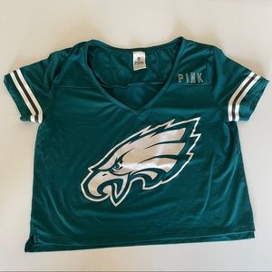Victoria’s Secret PINK NFL eagles jersey crop top